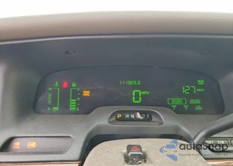 2002 Ford Crown Victoria Lx z USA, uszkodzony, nr VIN 2FAFP74W32X102559